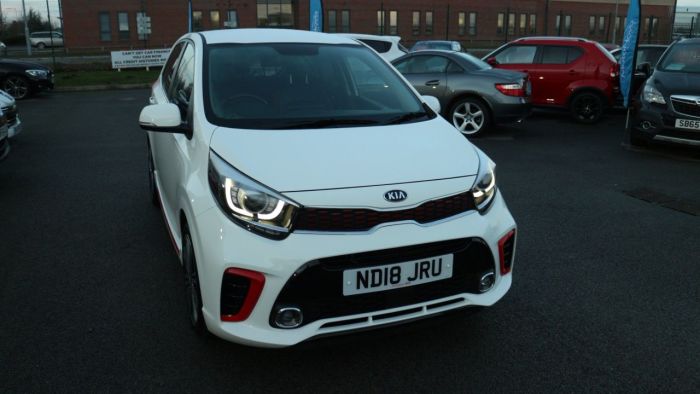 Kia Picanto 1.2 GT-LINE 5d 82 BHP Hatchback Petrol WHITE