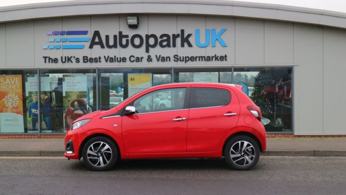 Peugeot 108 1.2 FELINE 5d 82 BHP Hatchback Petrol RED