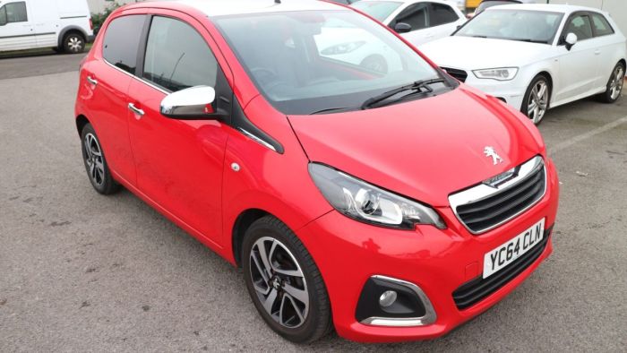 Peugeot 108 1.2 FELINE 5d 82 BHP Hatchback Petrol RED