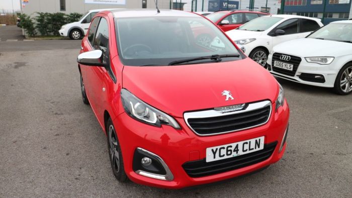 Peugeot 108 1.2 FELINE 5d 82 BHP Hatchback Petrol RED