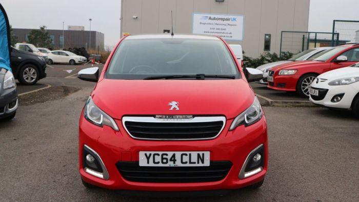 Peugeot 108 1.2 FELINE 5d 82 BHP Hatchback Petrol RED