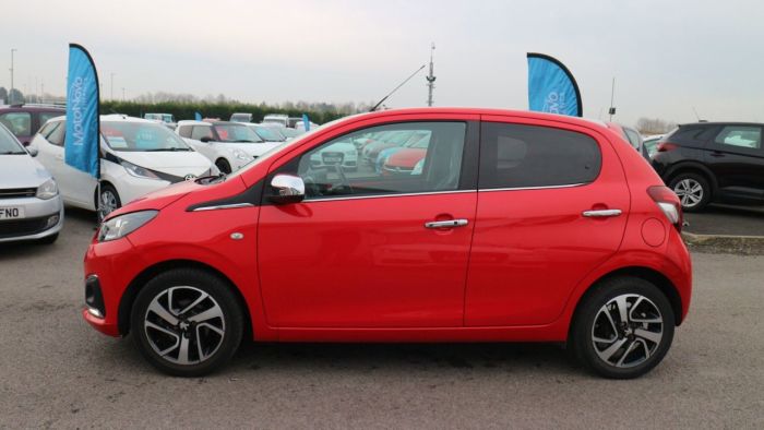 Peugeot 108 1.2 FELINE 5d 82 BHP Hatchback Petrol RED