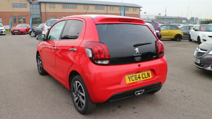 Peugeot 108 1.2 FELINE 5d 82 BHP Hatchback Petrol RED