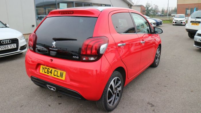 Peugeot 108 1.2 FELINE 5d 82 BHP Hatchback Petrol RED