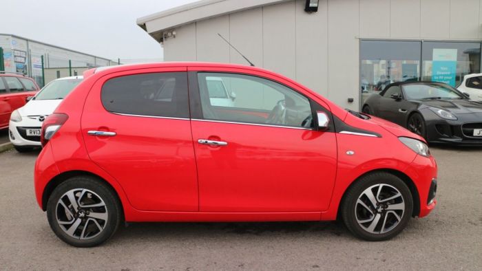 Peugeot 108 1.2 FELINE 5d 82 BHP Hatchback Petrol RED