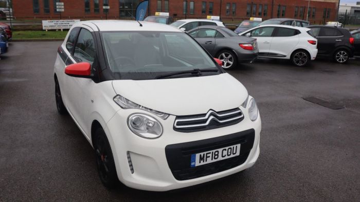 Citroen C1 1.2 PURETECH FURIO 3d 82 BHP Hatchback Petrol WHITE