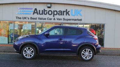 Nissan Juke 1.2 N-CONNECTA DIG-T 5d 115 BHP Hatchback Petrol BLUENissan Juke 1.2 N-CONNECTA DIG-T 5d 115 BHP Hatchback Petrol BLUE at Motor Finance 4u Tunbridge Wells