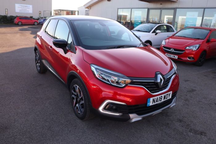 Renault Captur 1.5 DYNAMIQUE S NAV DCI 5d 110 BHP Hatchback Diesel RED/BLACK