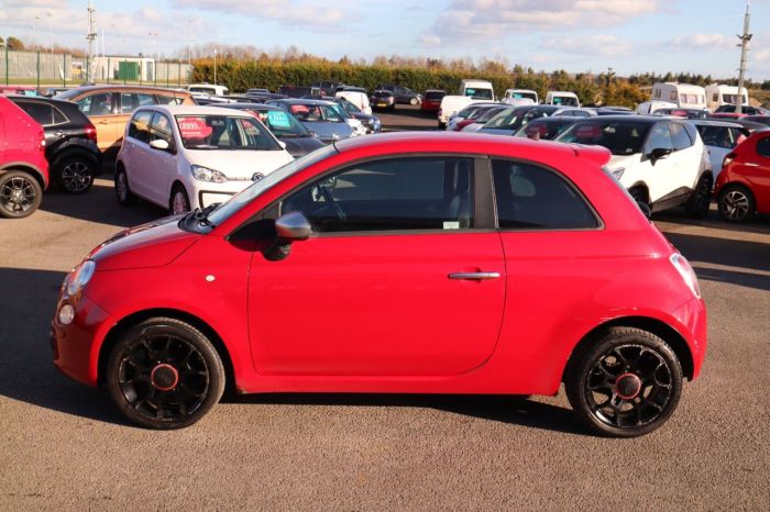 Fiat 500 1.2 STREET 3d 69 BHP Hatchback Petrol RED