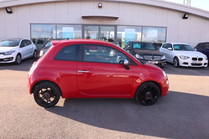 Fiat 500 1.2 STREET 3d 69 BHP Hatchback Petrol RED