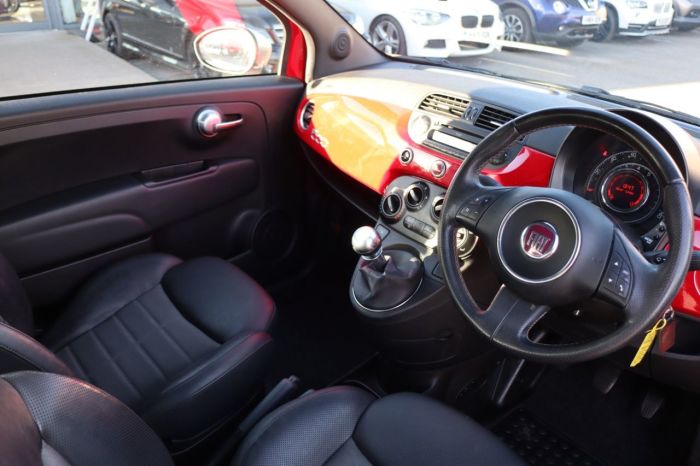 Fiat 500 1.2 STREET 3d 69 BHP Hatchback Petrol RED