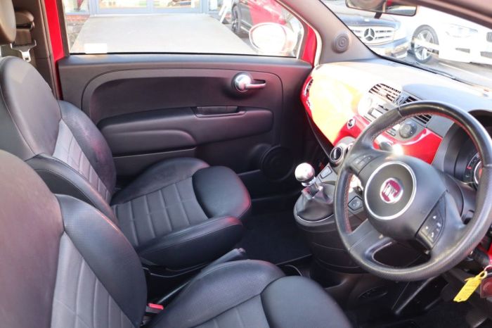 Fiat 500 1.2 STREET 3d 69 BHP Hatchback Petrol RED