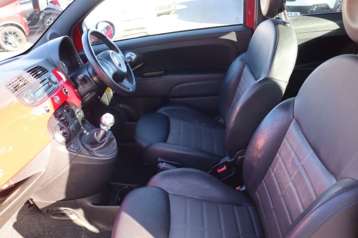 Fiat 500 1.2 STREET 3d 69 BHP Hatchback Petrol RED