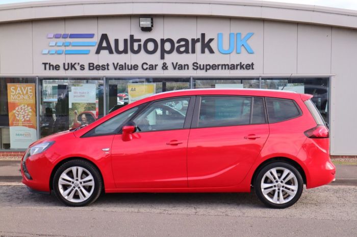 Vauxhall Zafira 2.0 SRI CDTI 5d 162 BHP MPV Diesel RED