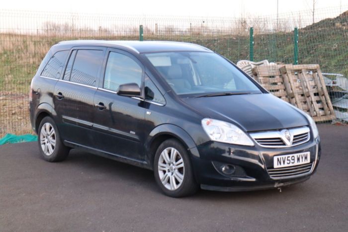 Vauxhall Zafira 1.6 DESIGN 5d 113 BHP MPV Petrol BLACK