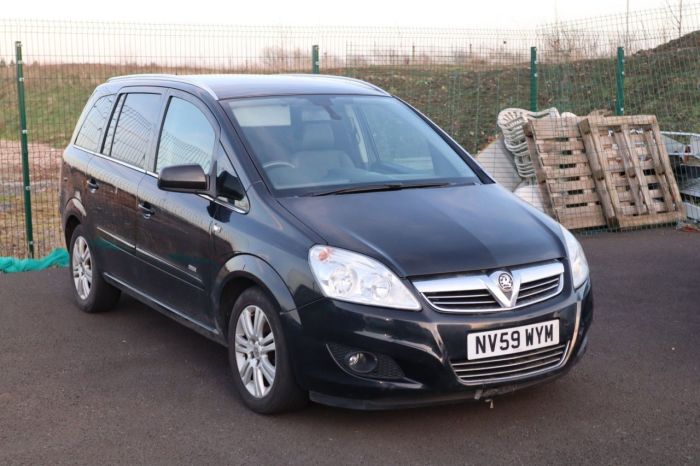 Vauxhall Zafira 1.6 DESIGN 5d 113 BHP MPV Petrol BLACK