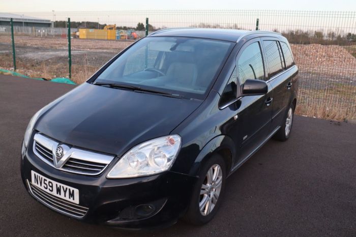 Vauxhall Zafira 1.6 DESIGN 5d 113 BHP MPV Petrol BLACK