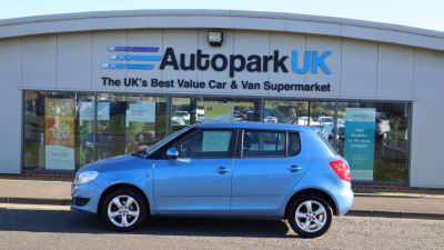 Skoda Fabia 1.2 SE 12V 5d 68 BHP Hatchback Petrol BLUESkoda Fabia 1.2 SE 12V 5d 68 BHP Hatchback Petrol BLUE at Motor Finance 4u Tunbridge Wells