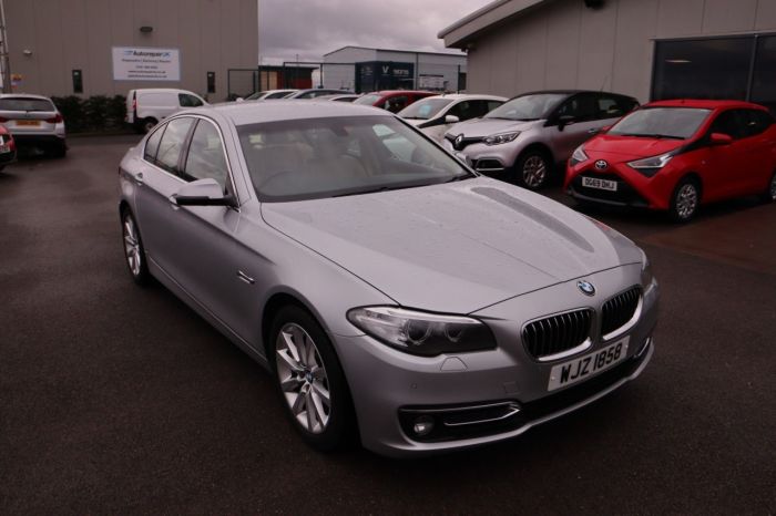 BMW 5 Series 2.0 520D LUXURY 4d 181 BHP Saloon Diesel SILVER