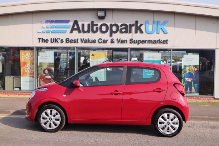 Citroen C1 1.0 FEEL 5d 68 BHP Hatchback Petrol RED