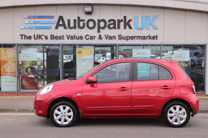 Nissan Micra 1.2 ACENTA 5d 79 BHP Hatchback Petrol RED