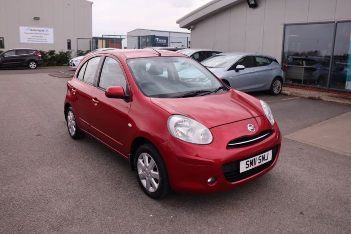 Nissan Micra 1.2 ACENTA 5d 79 BHP Hatchback Petrol RED