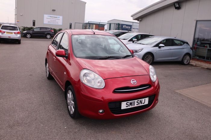 Nissan Micra 1.2 ACENTA 5d 79 BHP Hatchback Petrol RED