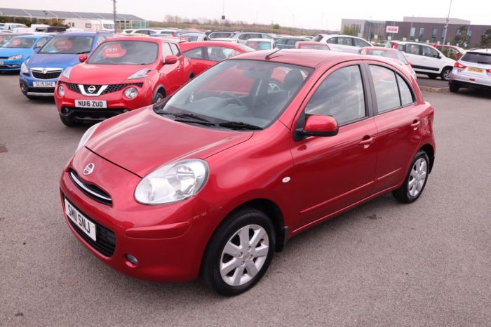 Nissan Micra 1.2 ACENTA 5d 79 BHP Hatchback Petrol RED