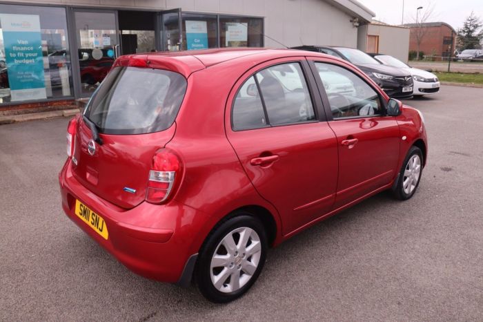 Nissan Micra 1.2 ACENTA 5d 79 BHP Hatchback Petrol RED