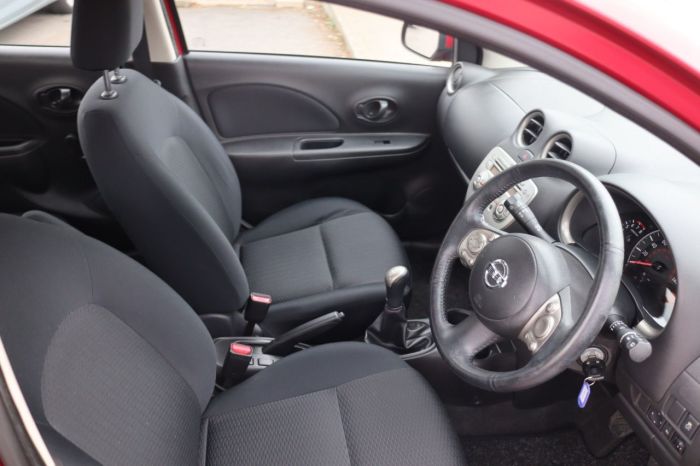 Nissan Micra 1.2 ACENTA 5d 79 BHP Hatchback Petrol RED