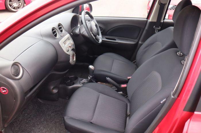 Nissan Micra 1.2 ACENTA 5d 79 BHP Hatchback Petrol RED