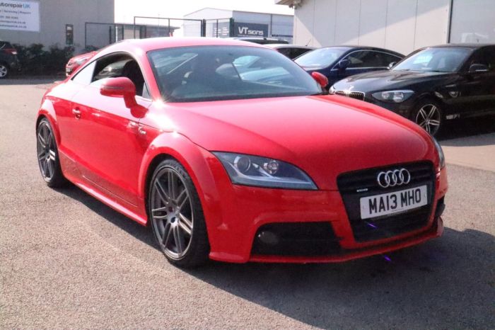 Audi TT 2.0 TDI QUATTRO BLACK EDITION 2d 168 BHP Coupe Diesel RED