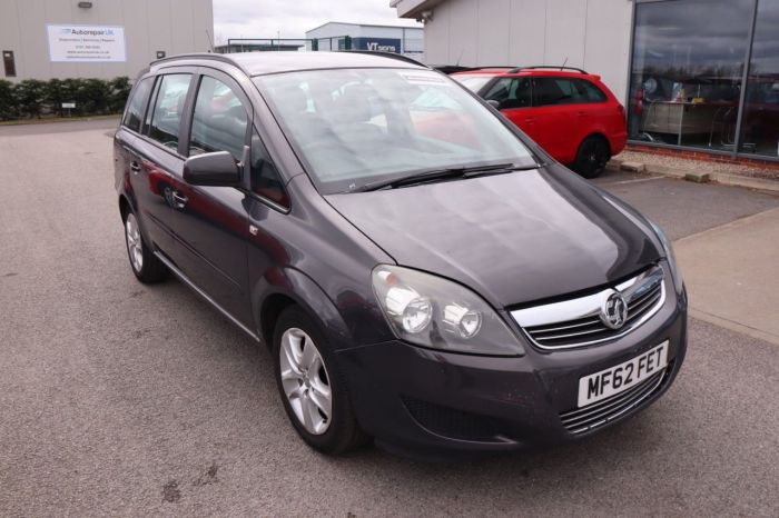 Vauxhall Zafira 1.6 EXCLUSIV 5d 113 BHP MPV Petrol GREY