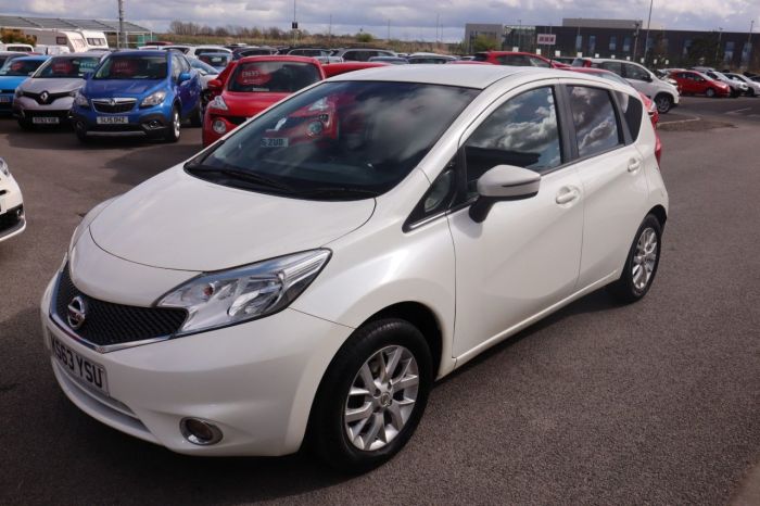 Nissan Note 1.2 ACENTA PREMIUM 5d 80 BHP MPV Petrol WHITE