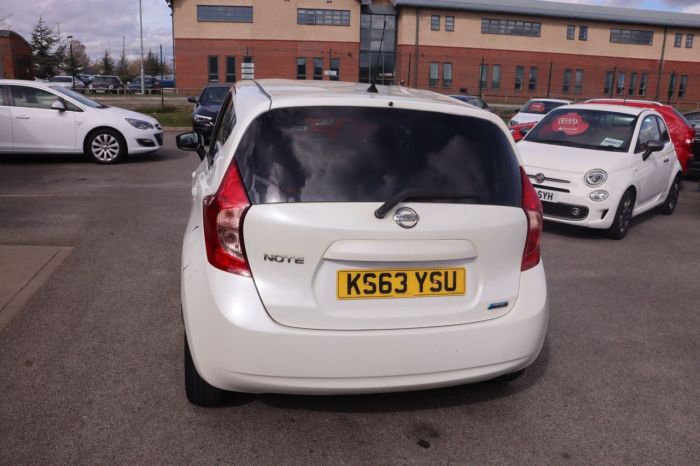 Nissan Note 1.2 ACENTA PREMIUM 5d 80 BHP MPV Petrol WHITE