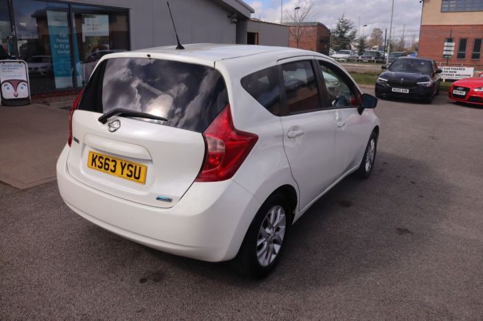 Nissan Note 1.2 ACENTA PREMIUM 5d 80 BHP MPV Petrol WHITE