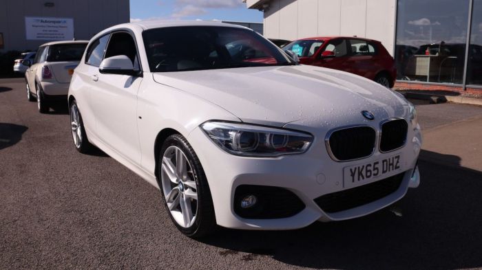 BMW 1 Series 1.5 116D M SPORT 3d 114 BHP Hatchback Diesel WHITE