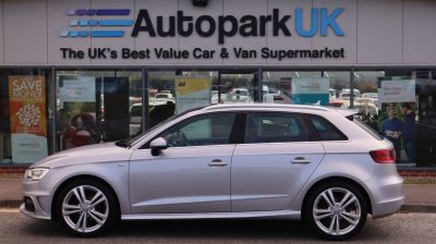 Audi A3 1.6 TDI S LINE 5d 109 BHP Hatchback Diesel SILVERAudi A3 1.6 TDI S LINE 5d 109 BHP Hatchback Diesel SILVER at Motor Finance 4u Tunbridge Wells