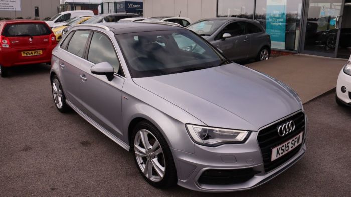 Audi A3 1.6 TDI S LINE 5d 109 BHP Hatchback Diesel SILVER