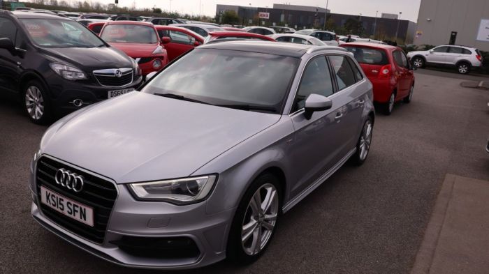 Audi A3 1.6 TDI S LINE 5d 109 BHP Hatchback Diesel SILVER