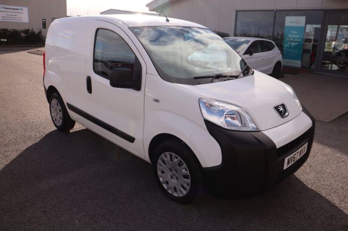 Peugeot Bipper 1.2 HDI PROFESSIONAL 79 BHP PANEL VAN Diesel WHITE