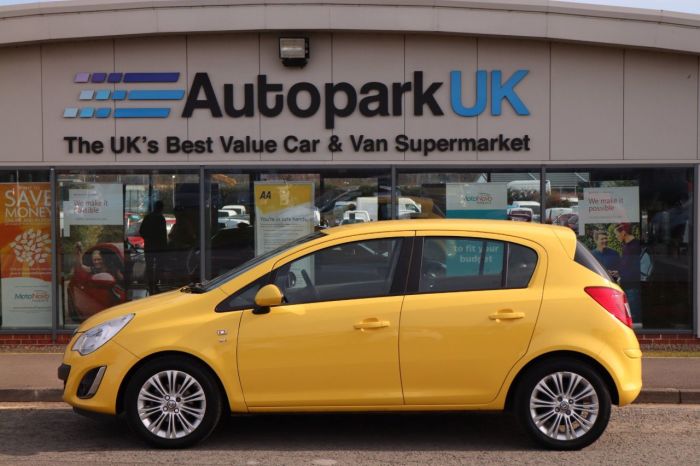 Vauxhall Corsa 1.4 SE 5d 98 BHP Hatchback Petrol YELLOW