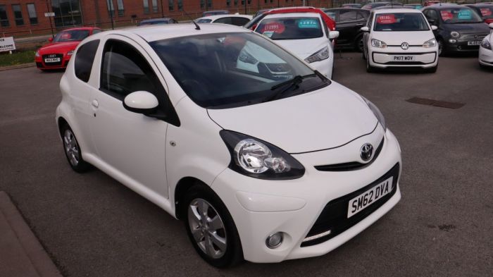 Toyota Aygo 1.0 VVT-I FIRE 3d 67 BHP Hatchback Petrol WHITE