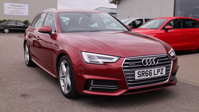 Audi A4 2.0 AVANT TDI QUATTRO S LINE 5d 188 BHP Estate Diesel RED