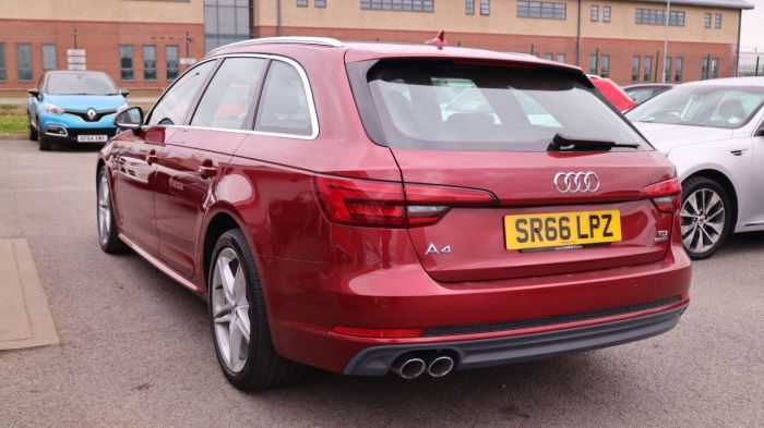 Audi A4 2.0 AVANT TDI QUATTRO S LINE 5d 188 BHP Estate Diesel RED