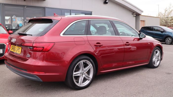 Audi A4 2.0 AVANT TDI QUATTRO S LINE 5d 188 BHP Estate Diesel RED