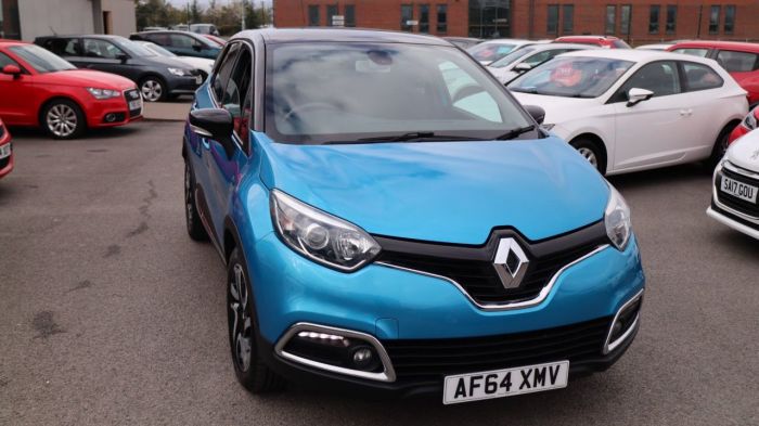 Renault Captur 1.5 DYNAMIQUE S MEDIANAV DCI 5d 90 BHP Hatchback Diesel BLUE/BLACK