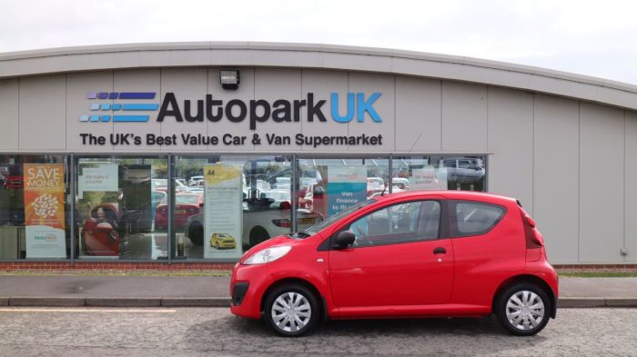 Peugeot 107 1.0 ACCESS 3d 68 BHP Hatchback Petrol RED