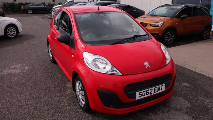 Peugeot 107 1.0 ACCESS 3d 68 BHP Hatchback Petrol RED