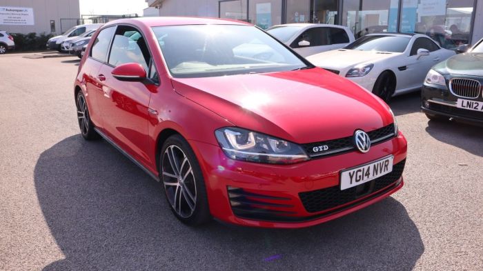 Volkswagen Golf 2.0 GTD 3d 182 BHP Hatchback Diesel RED